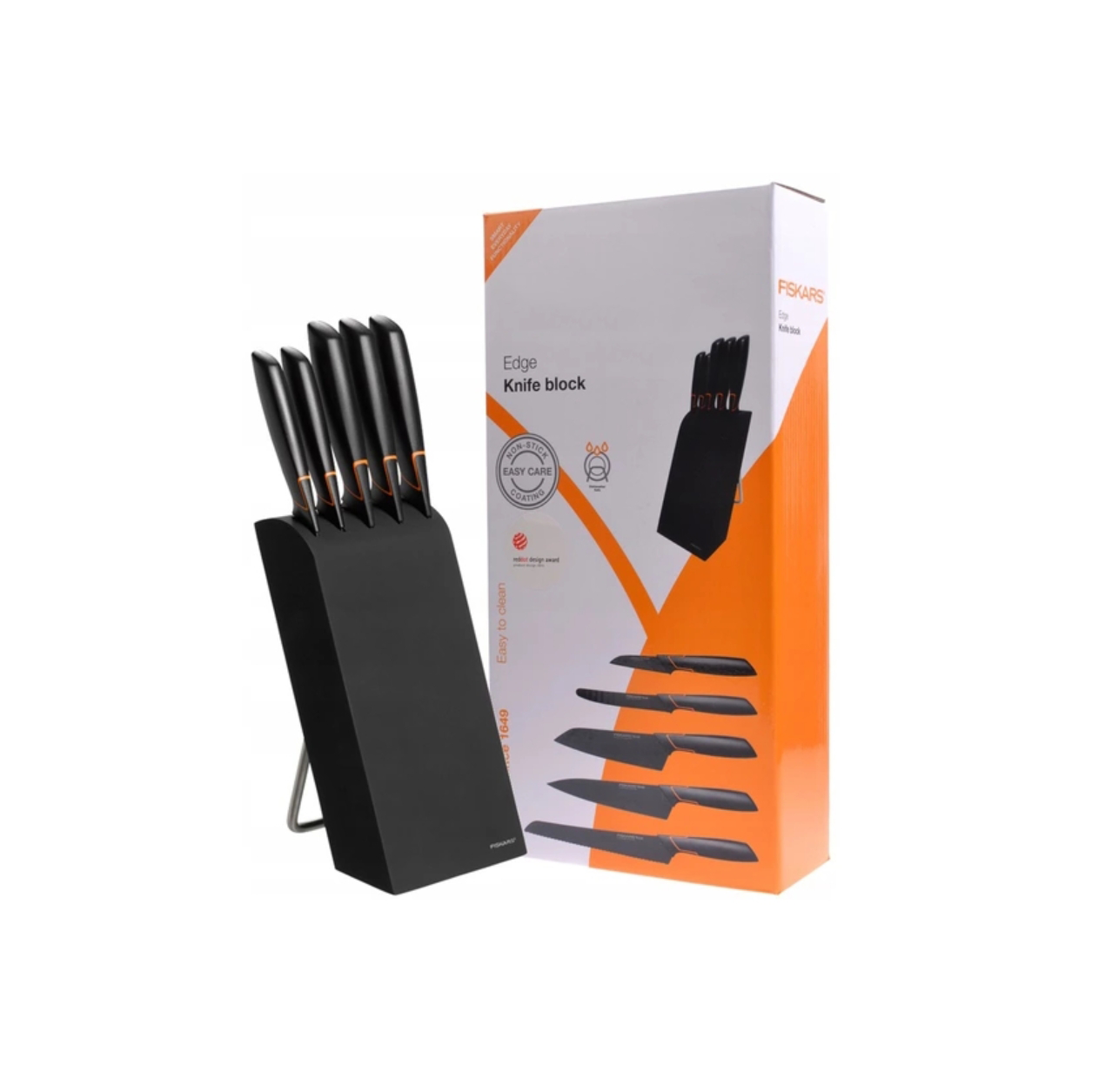 Limitált kiadás: 5 DB-OS KÉSKÉSZLET EDGE BLOKKBAN, ÉLES KONYHAKÉS + ÉLEZŐ SZETT