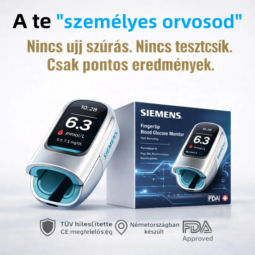 【Siemens】 új, nem invazív, intelligens vércukormérő —— tűmentes és fájdalommentes vércukorszint-mérés