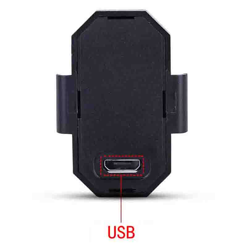 2 stk/set 7-farget strobe lys