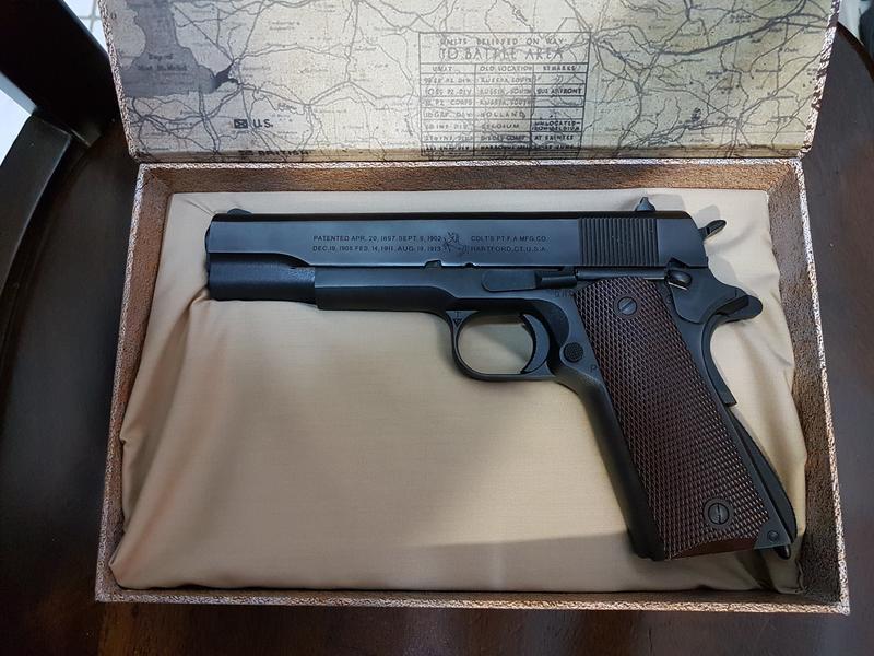 Colt M1911 A1+ vem com 2 carregadores + 45 cartuchos + acessórios completos + [licença completa para arma]