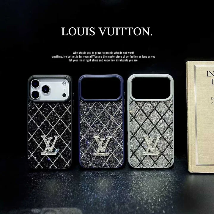 LV 滿鑽菱格手機殼｜水鑽 LV 標款