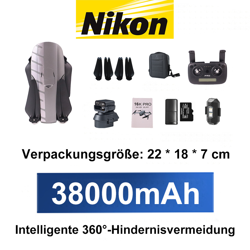 Nikons neue hochauflösende 16K-Drohne (Flugreichweite auf 30 Kilometer begrenzt)
