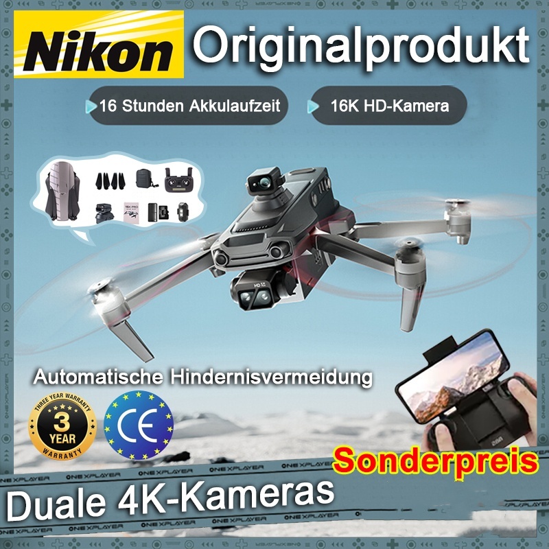 Nikons neue hochauflösende 16K-Drohne (Flugreichweite auf 30 Kilometer begrenzt)