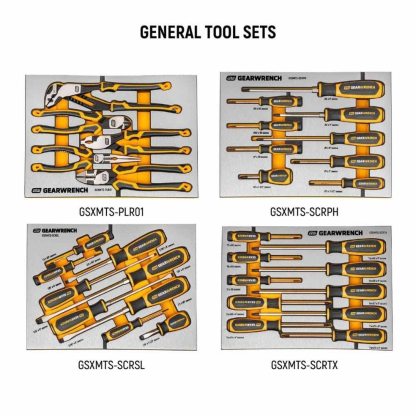 GearWrench MEGAMOD873 873-Piece Master Technician Set in Modular Trays with Storage