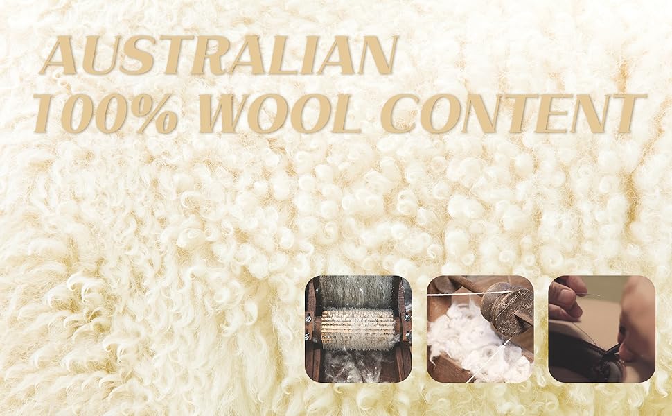100% australian wool