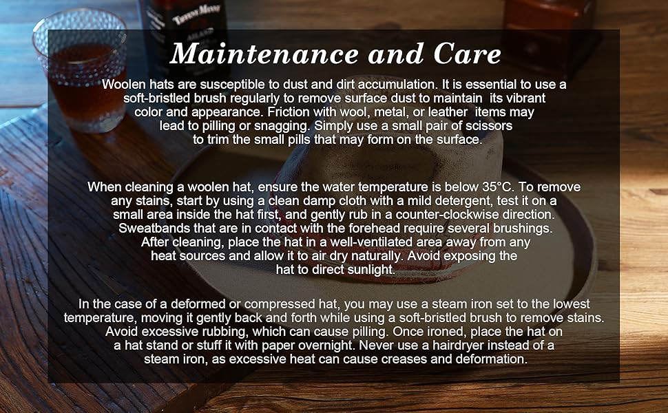 maintenance and care