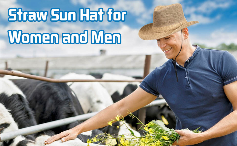 men's straw sun hat