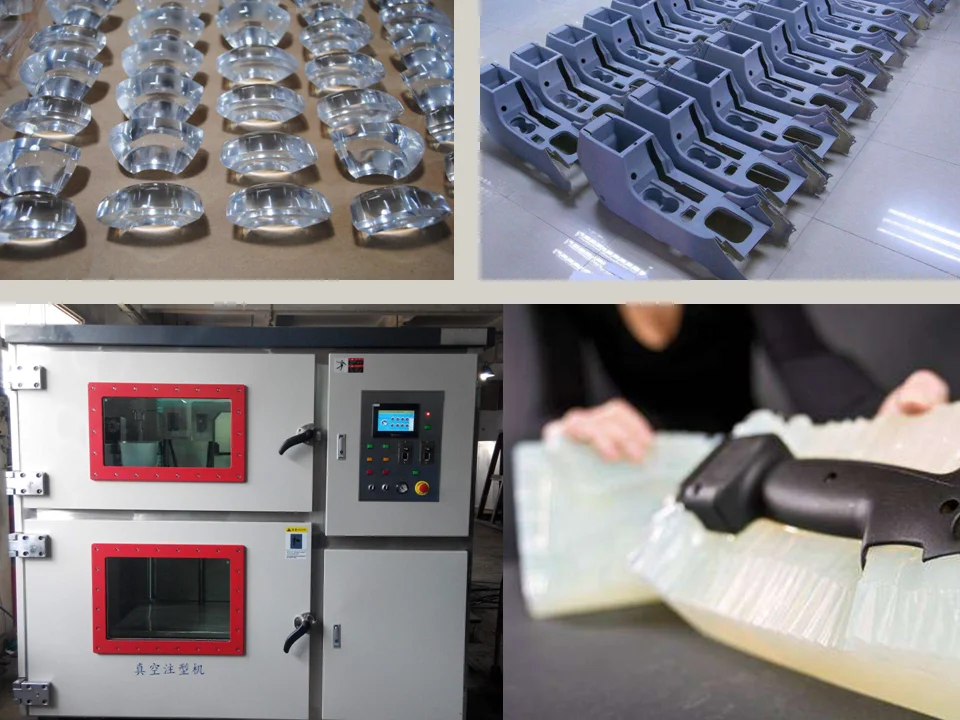 Custom ABS CNC parts resin prototype sla sls rapid prototype plastic case silicone mold vacuum casting