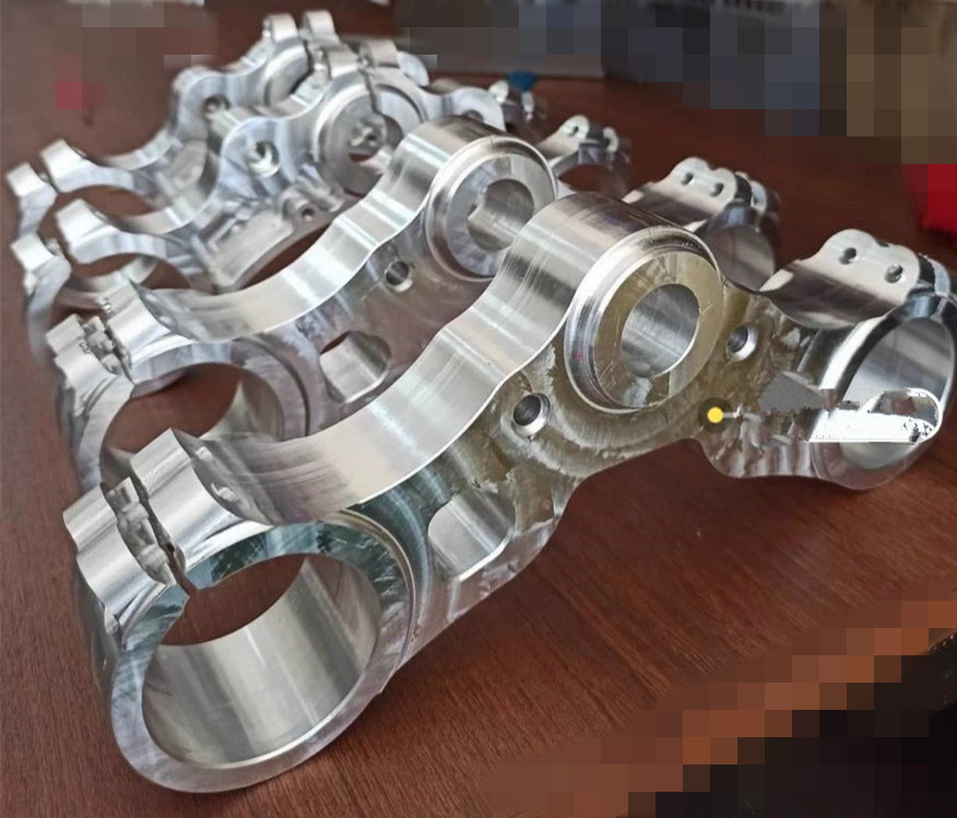 Custom Motorcycle Parts | Triple Upper & Lower Clamp CNC Services