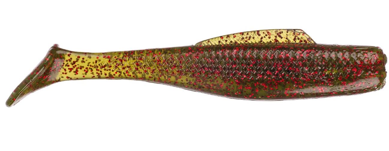 Strike King Redfish Magic Glass Minnow 4 inch ElazTech Paddle Tail Swimbait 5 pack