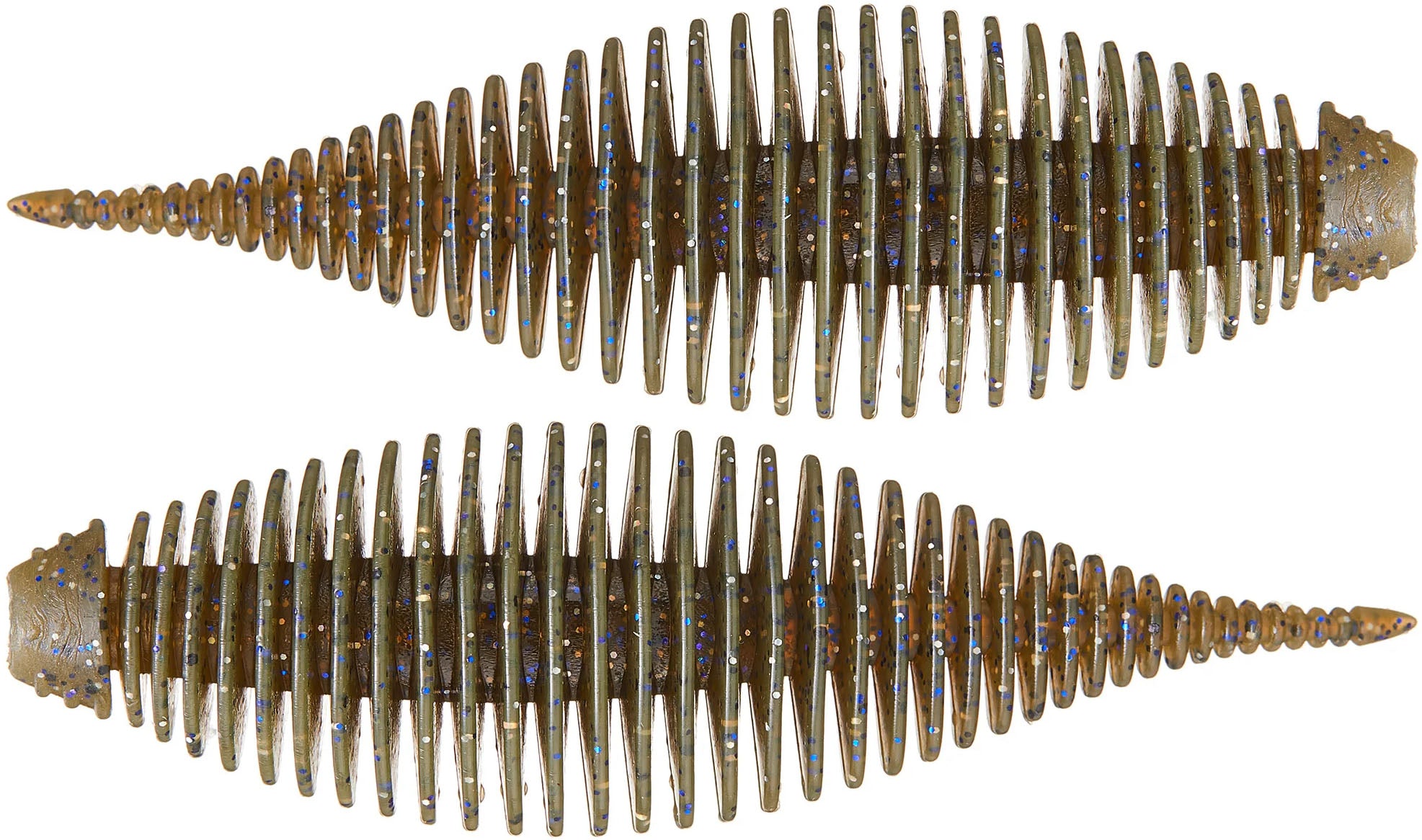 Geecrack Floating Elastomer Bellows Shad Soft Plastic Creature Bait - 3.8 Inch