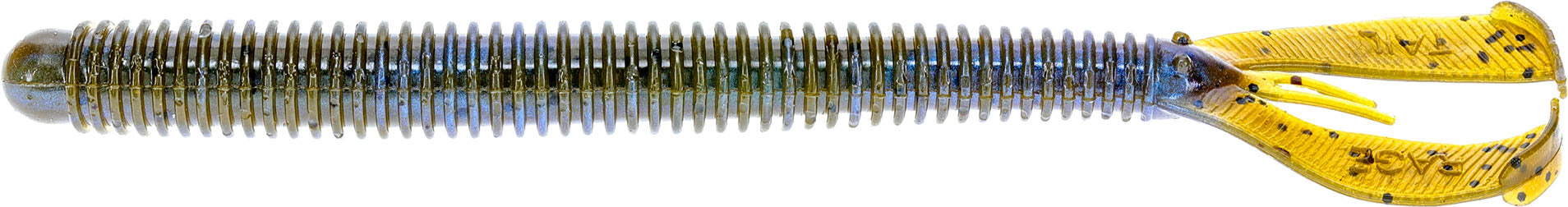 Strike King Twin Tail Rage Menace 6 inch Soft Plastic Worm - 6 Pack