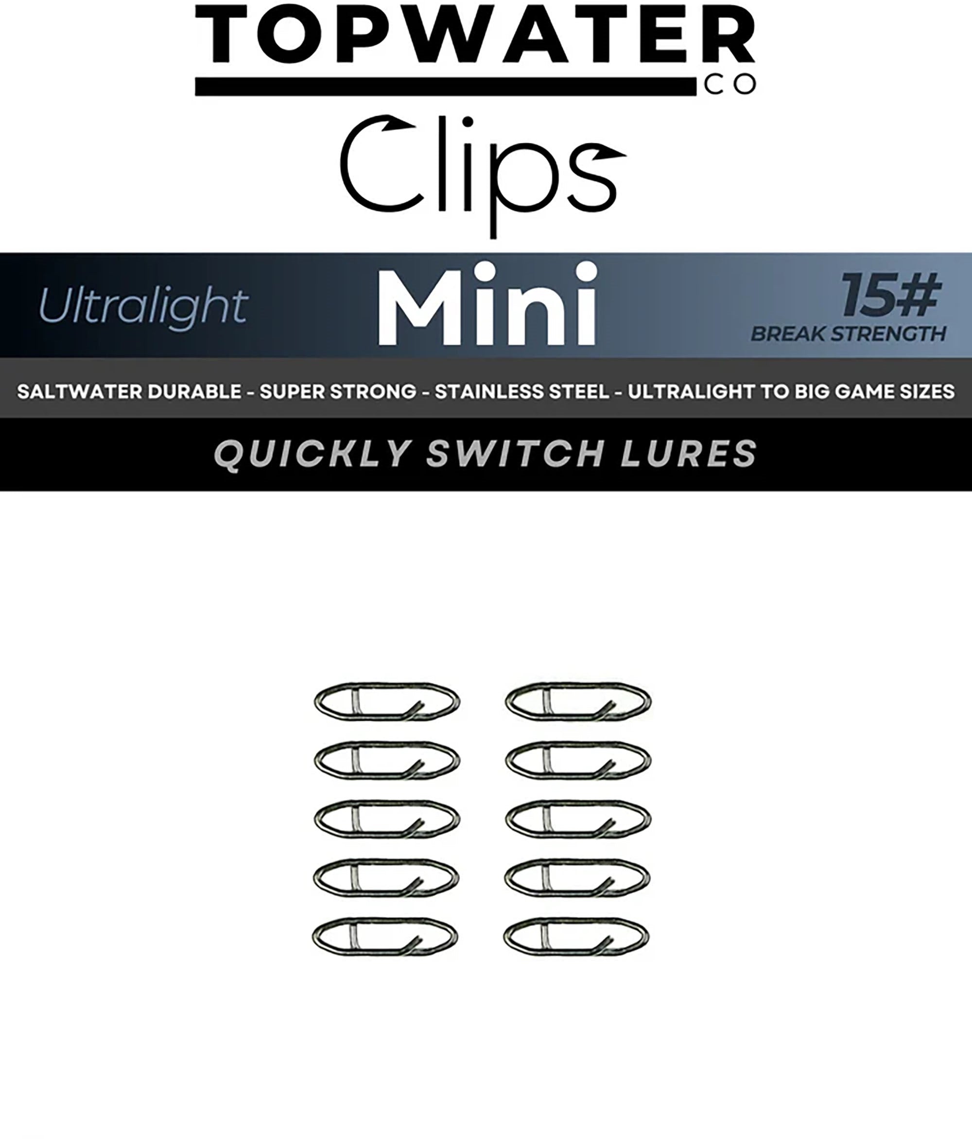 Topwater Co Speed Clips