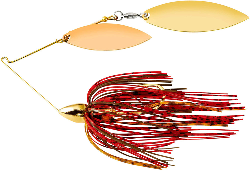 War Eagle Double Willow Gold Frame Spinnerbait - 3/8 oz