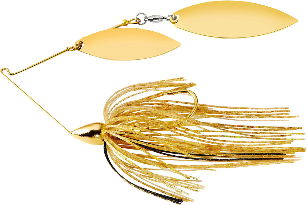War Eagle Double Willow Gold Frame Spinnerbait - 3/8 oz