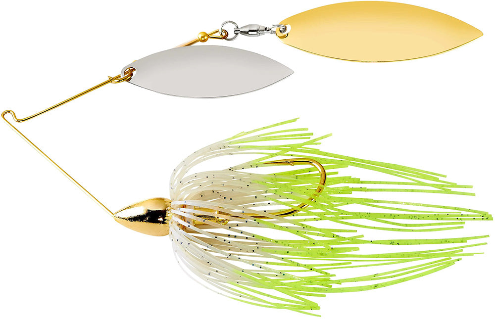 War Eagle Double Willow Gold Frame Spinnerbait - 3/8 oz