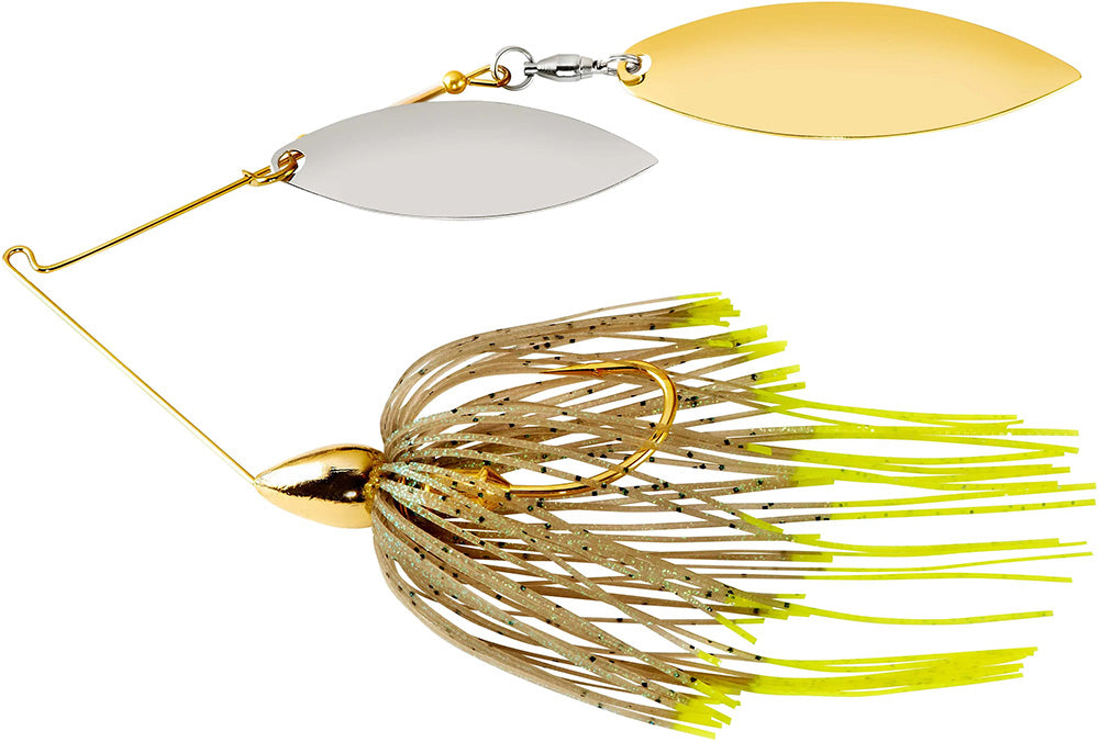 War Eagle Double Willow Gold Frame Spinnerbait - 3/8 oz