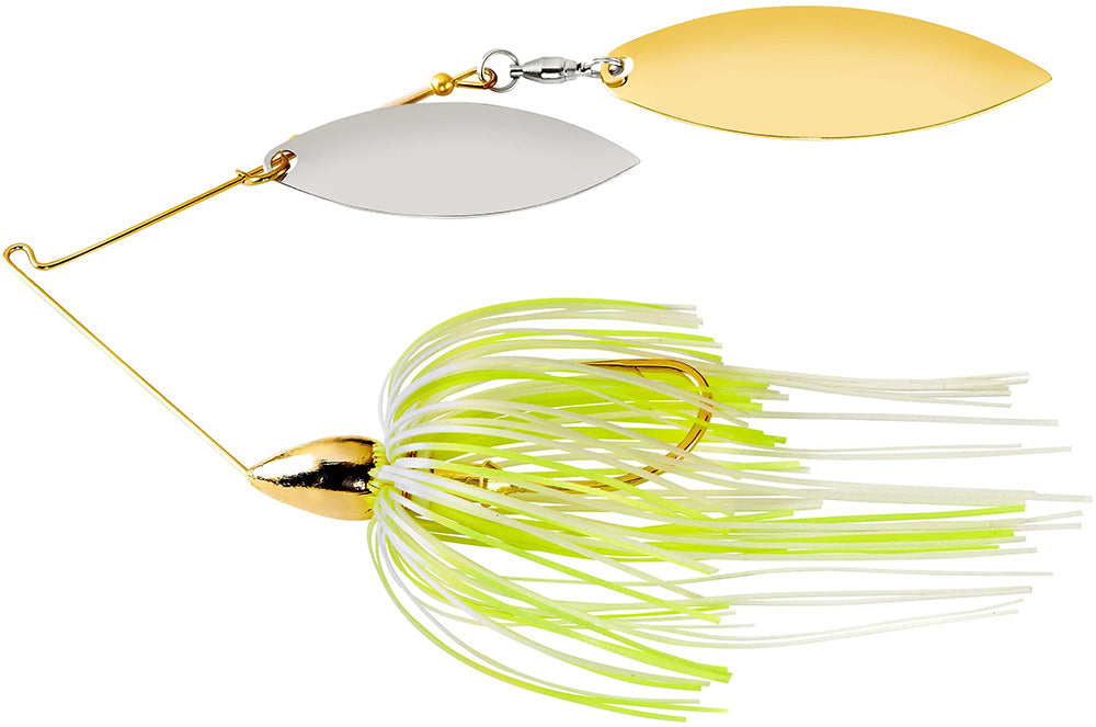 War Eagle Double Willow Gold Frame Spinnerbait - 3/8 oz