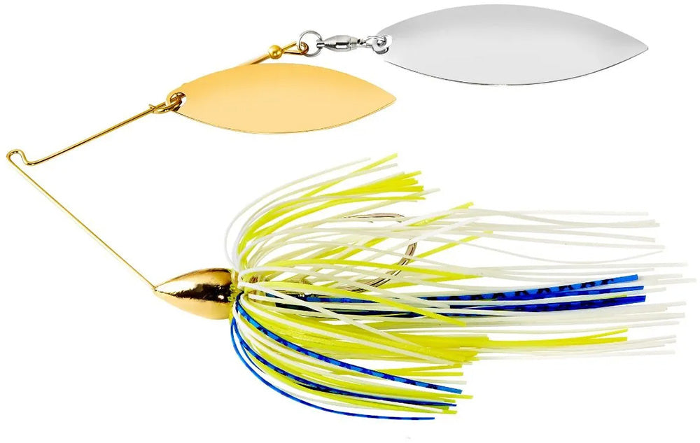 War Eagle Double Willow Gold Frame Spinnerbait - 3/8 oz