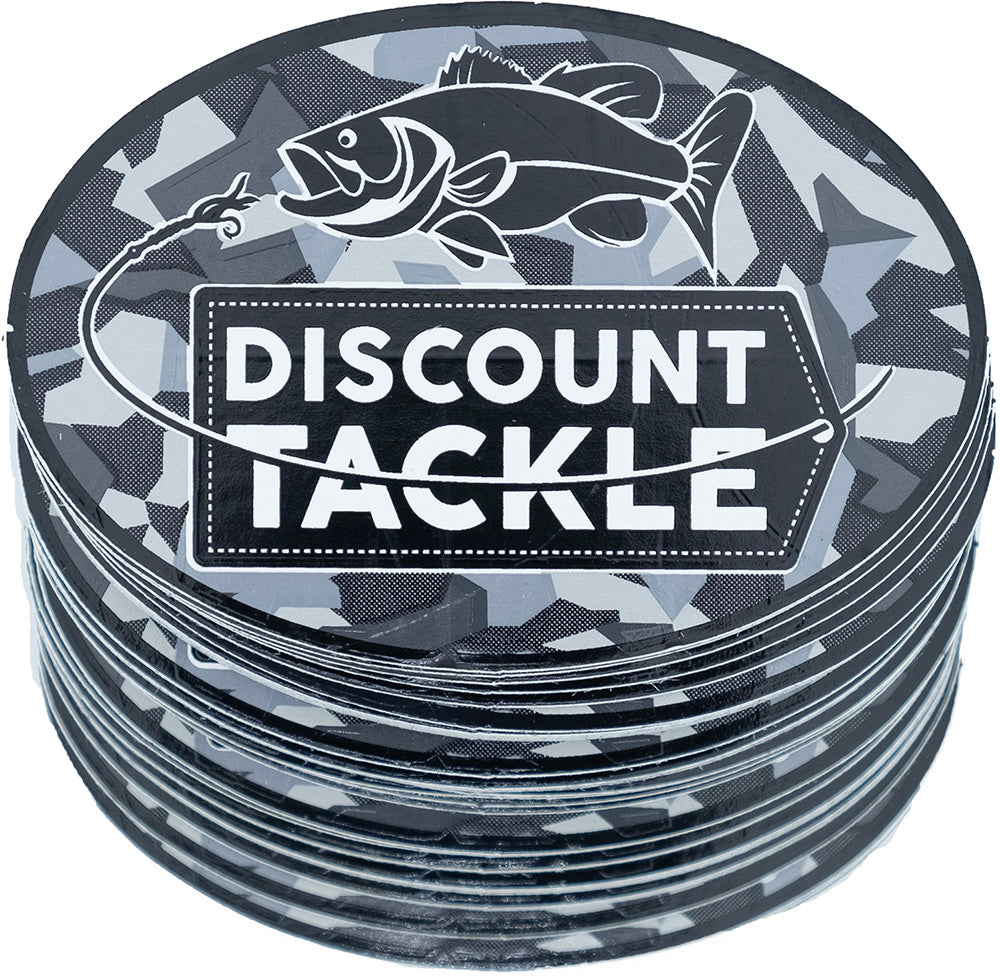 Discount Tackle Bulk Sticker Packs - 100 Count