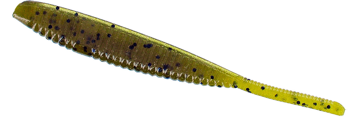Gary Yamamoto 3.75 Inch Shad Shape Worm Drop Shot Bait - 10 Pack