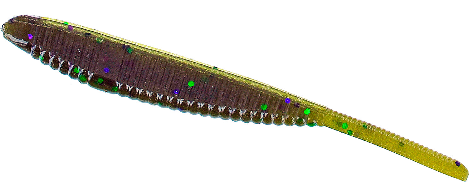 Gary Yamamoto 3.75 Inch Shad Shape Worm Drop Shot Bait - 10 Pack