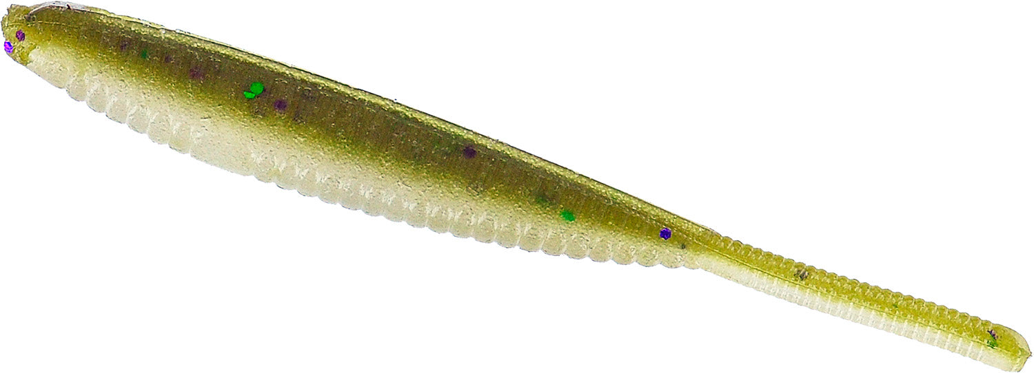 Gary Yamamoto 3.75 Inch Shad Shape Worm Drop Shot Bait - 10 Pack