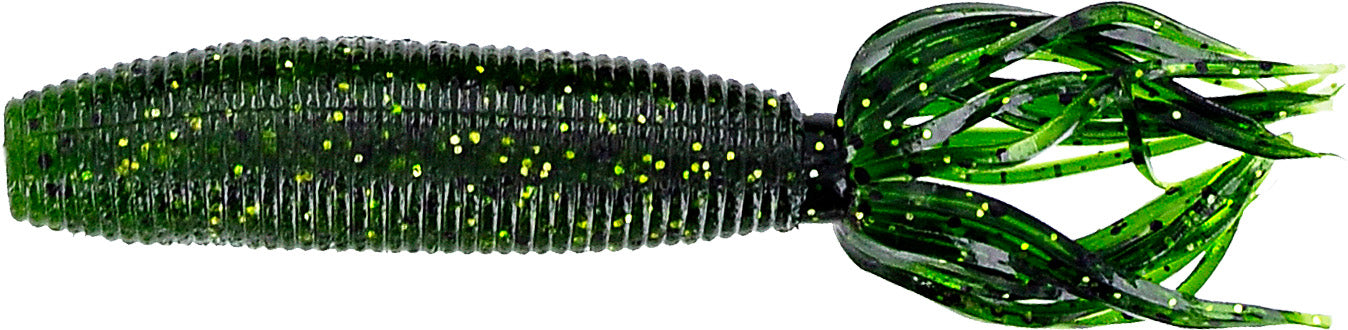 Gary Yamamoto 4 Inch Fat Ika Soft Plastic Skirted Grub - 10 Pack