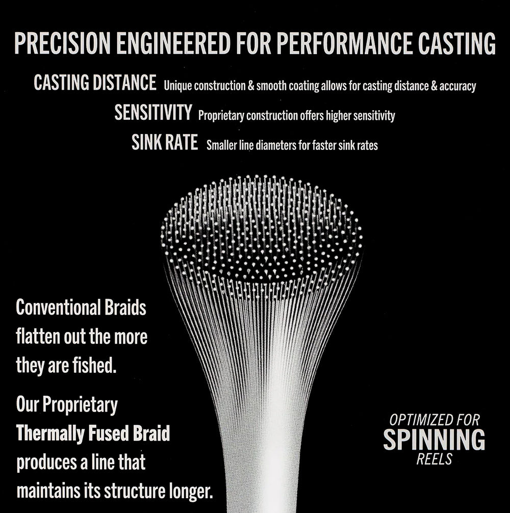 Berkley Forward Finesse Crystal Braid - 150 Yard Spool