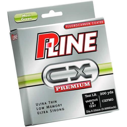 P-Line CX Premium Moss Green Fishing Line 4 LB 300 YDS
