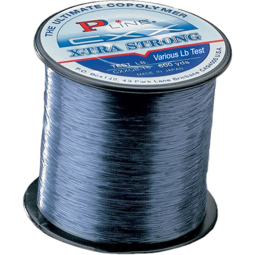 P-Line CXX Smoke Blue X-Tra Strong Fishing Line 10 lb 600 yds