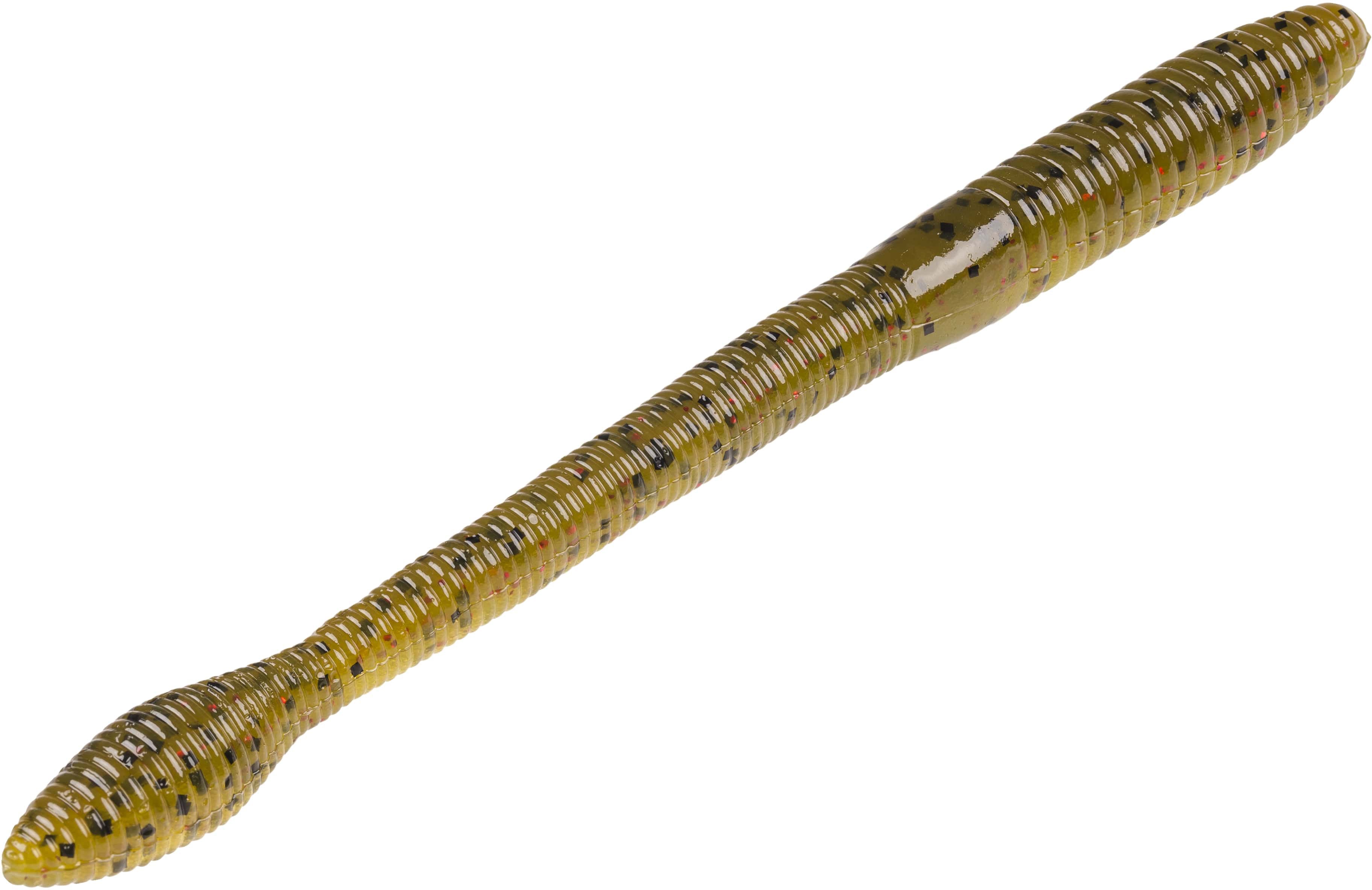 Strike King KVD Fat Baby Finesse 5 inch Soft Plastic Worm 8 pack