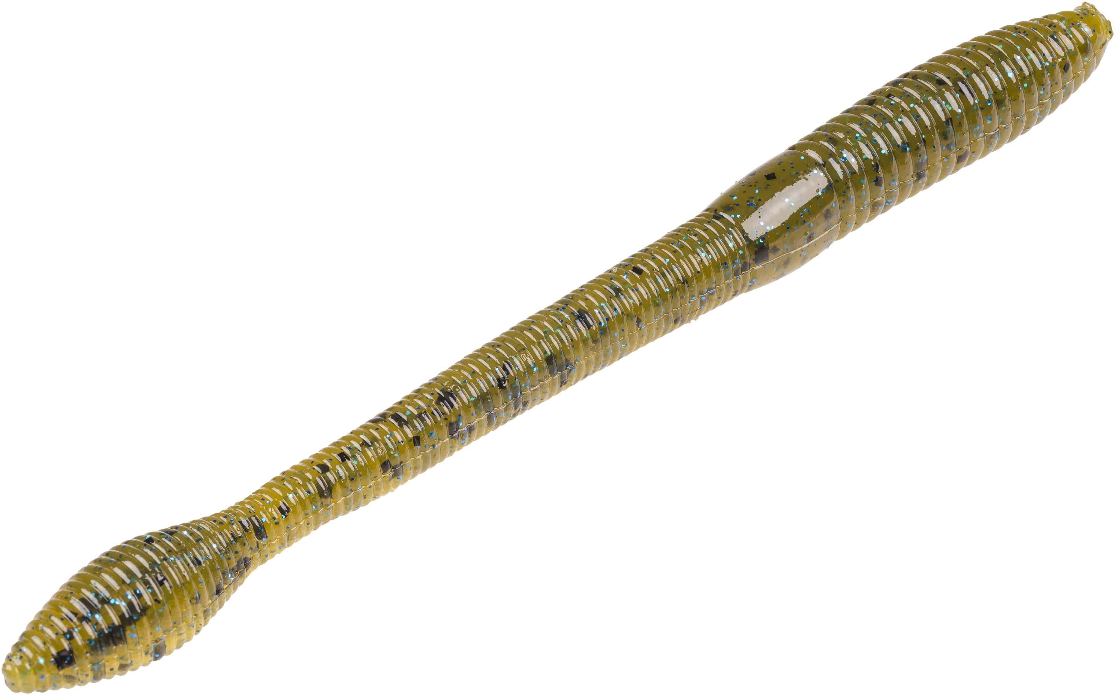 Strike King KVD Fat Baby Finesse 5 inch Soft Plastic Worm 8 pack