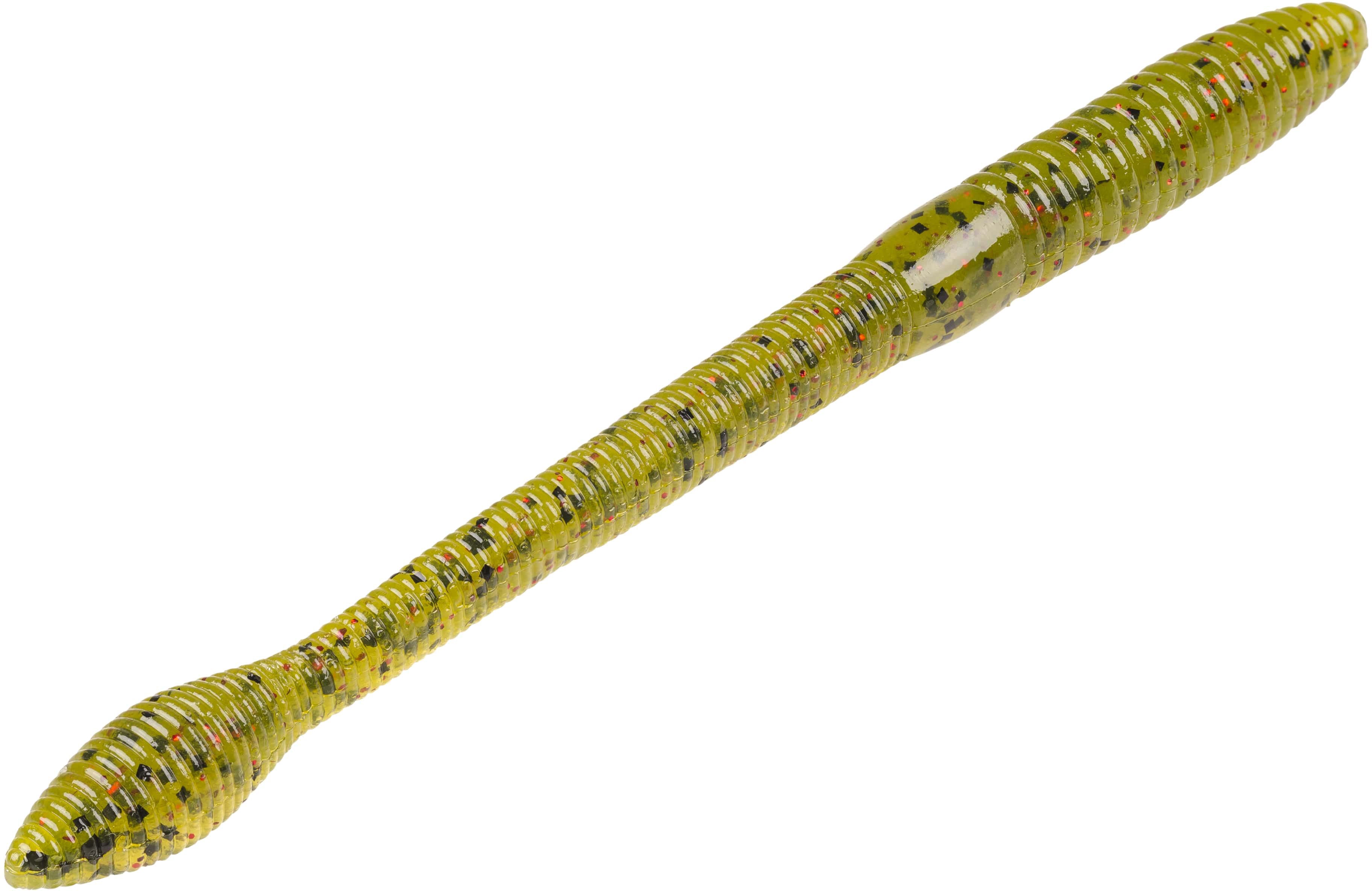 Strike King KVD Fat Baby Finesse 5 inch Soft Plastic Worm 8 pack