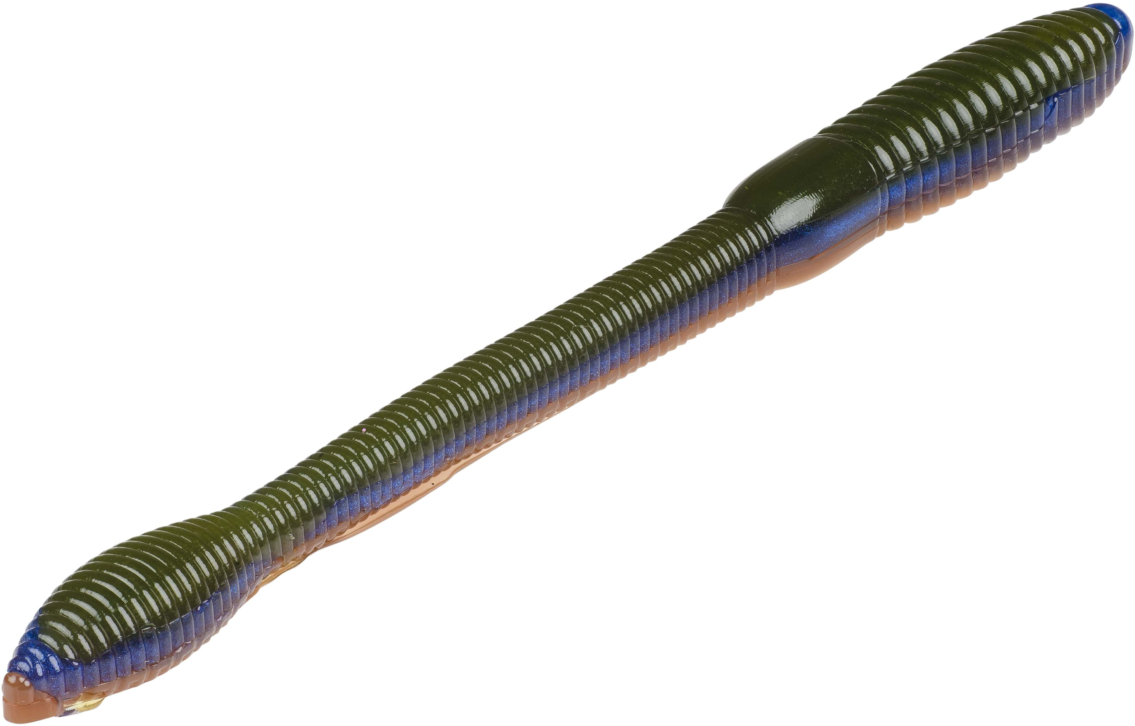 Strike King KVD Fat Baby Finesse 5 inch Soft Plastic Worm 8 pack