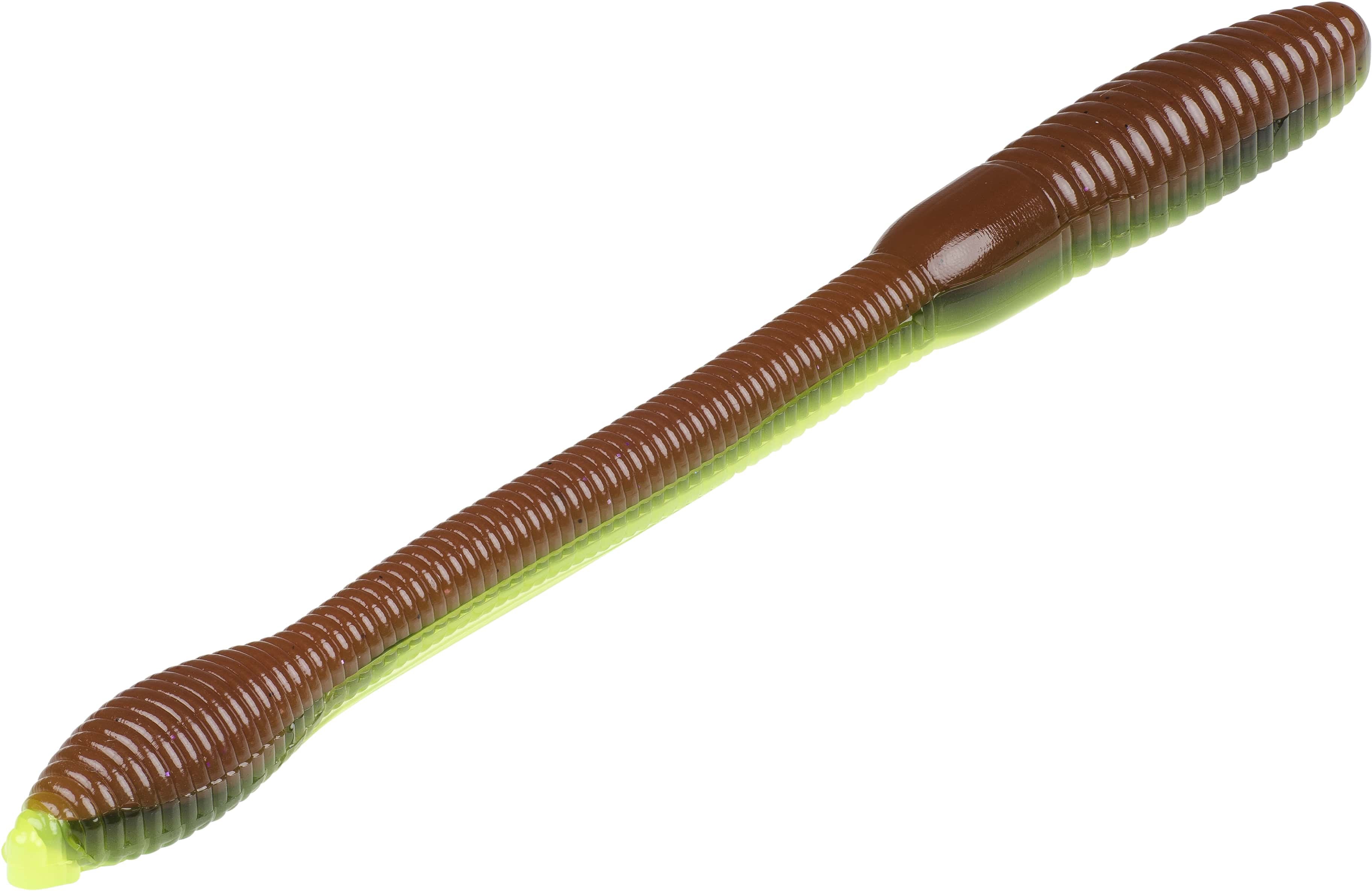 Strike King KVD Fat Baby Finesse 5 inch Soft Plastic Worm 8 pack