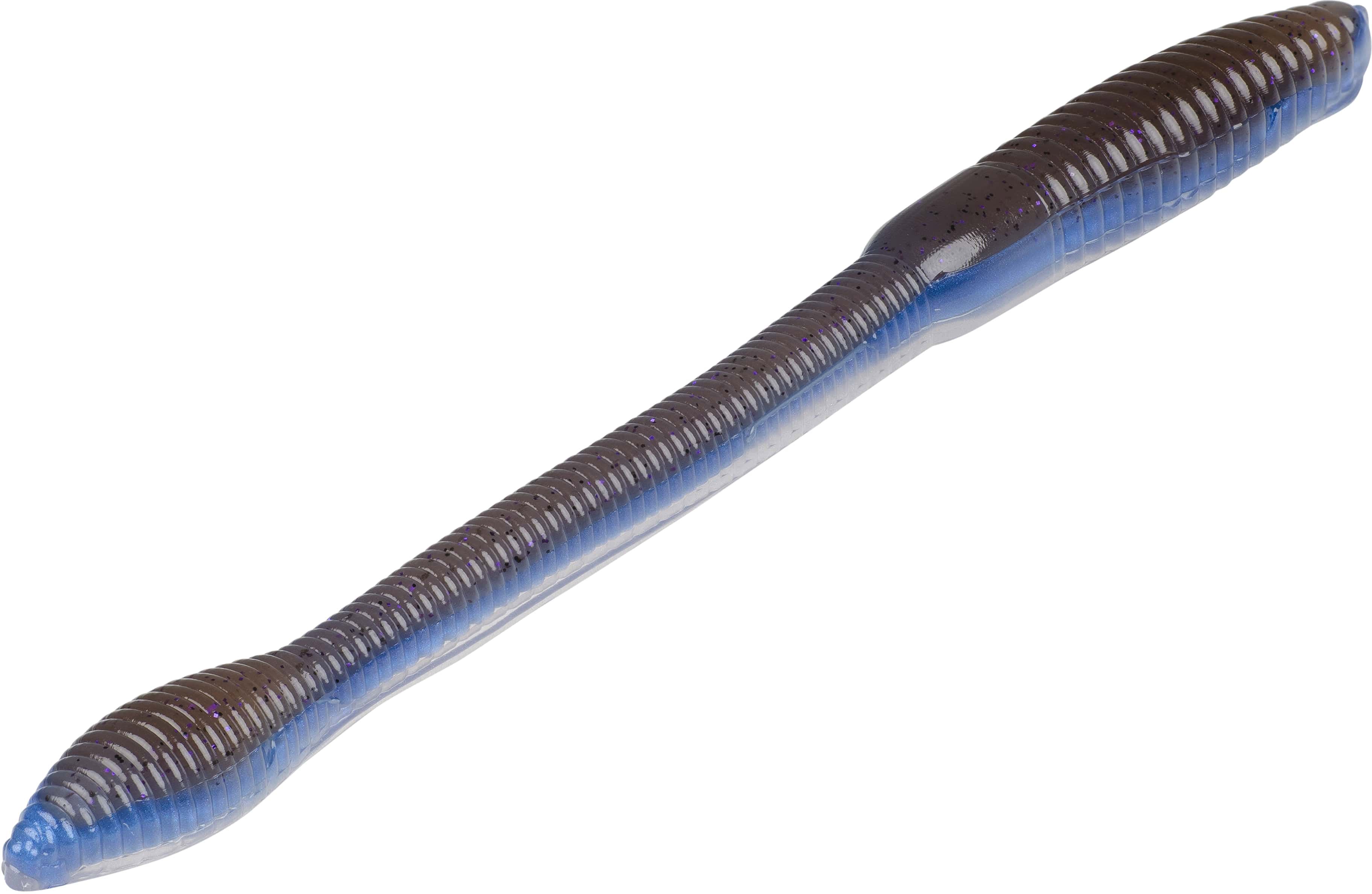 Strike King KVD Fat Baby Finesse 5 inch Soft Plastic Worm 8 pack