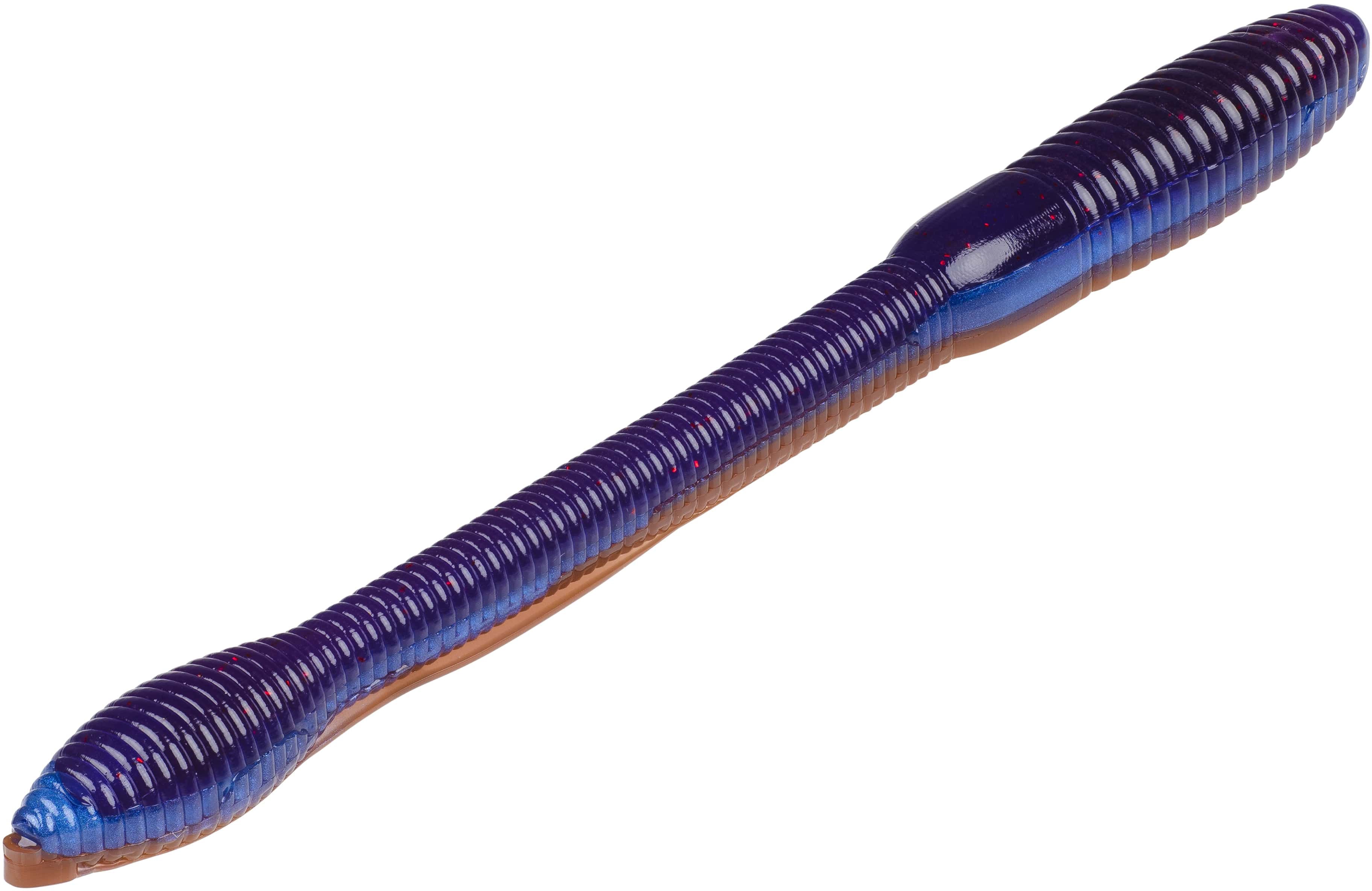 Strike King KVD Fat Baby Finesse 5 inch Soft Plastic Worm 8 pack