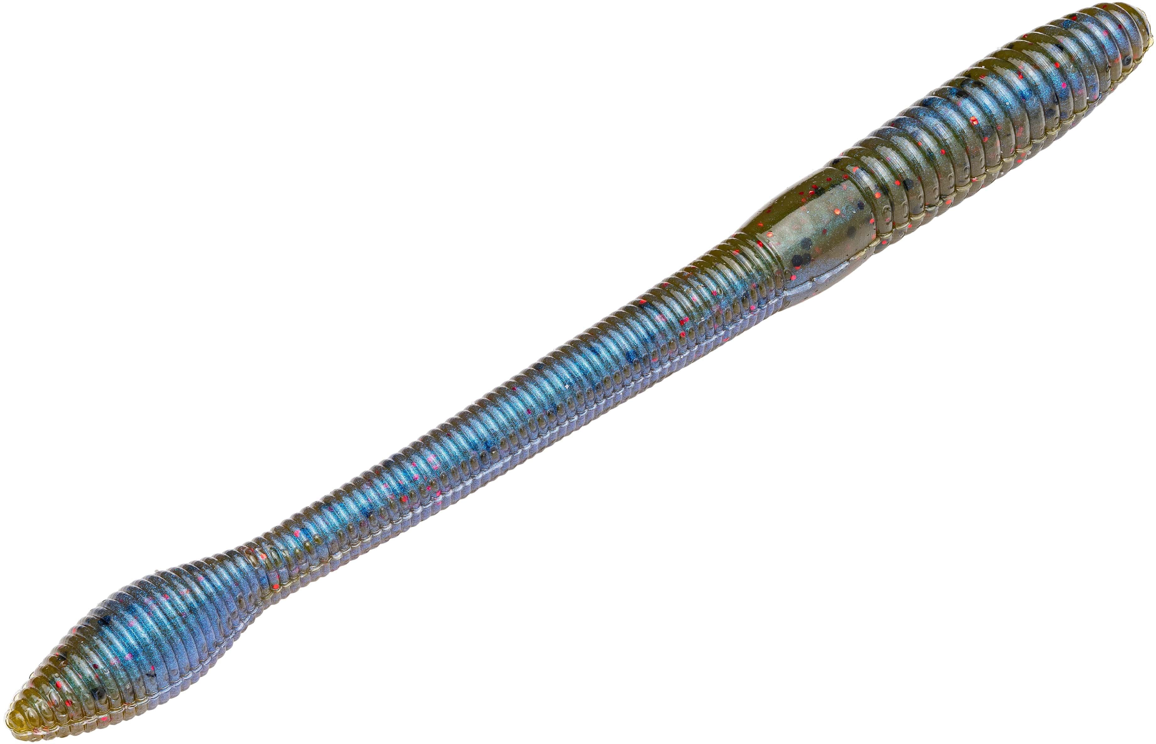 Strike King KVD Fat Baby Finesse 5 inch Soft Plastic Worm 8 pack