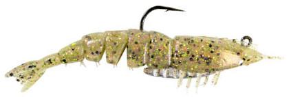 Z-Man EZ ShrimpZ 3 1/2 inch Rigged w/ Mustad Weighted Hook 2 pack