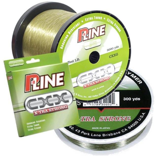 P-Line CXX Moss Green X-Tra Strong Fishing Line 4 lb 300 yds