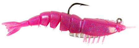Z-Man EZ ShrimpZ 3 1/2 inch Rigged w/ Mustad Weighted Hook 2 pack