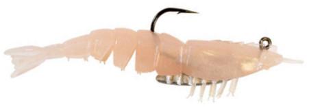 Z-Man EZ ShrimpZ 3 1/2 inch Rigged w/ Mustad Weighted Hook 2 pack