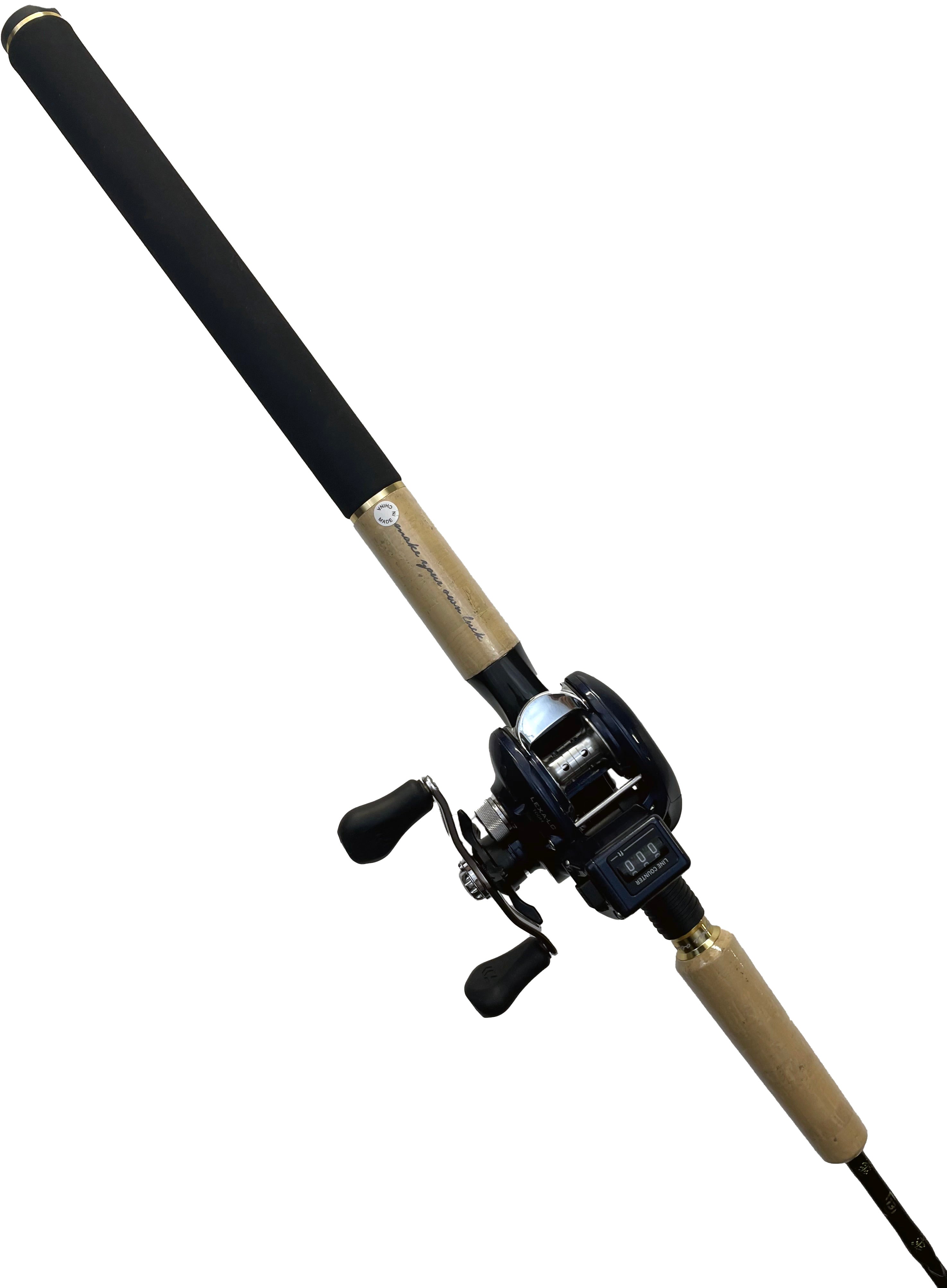 13 Fishing Omen Gold Walleye Line Counter Trolling Combo