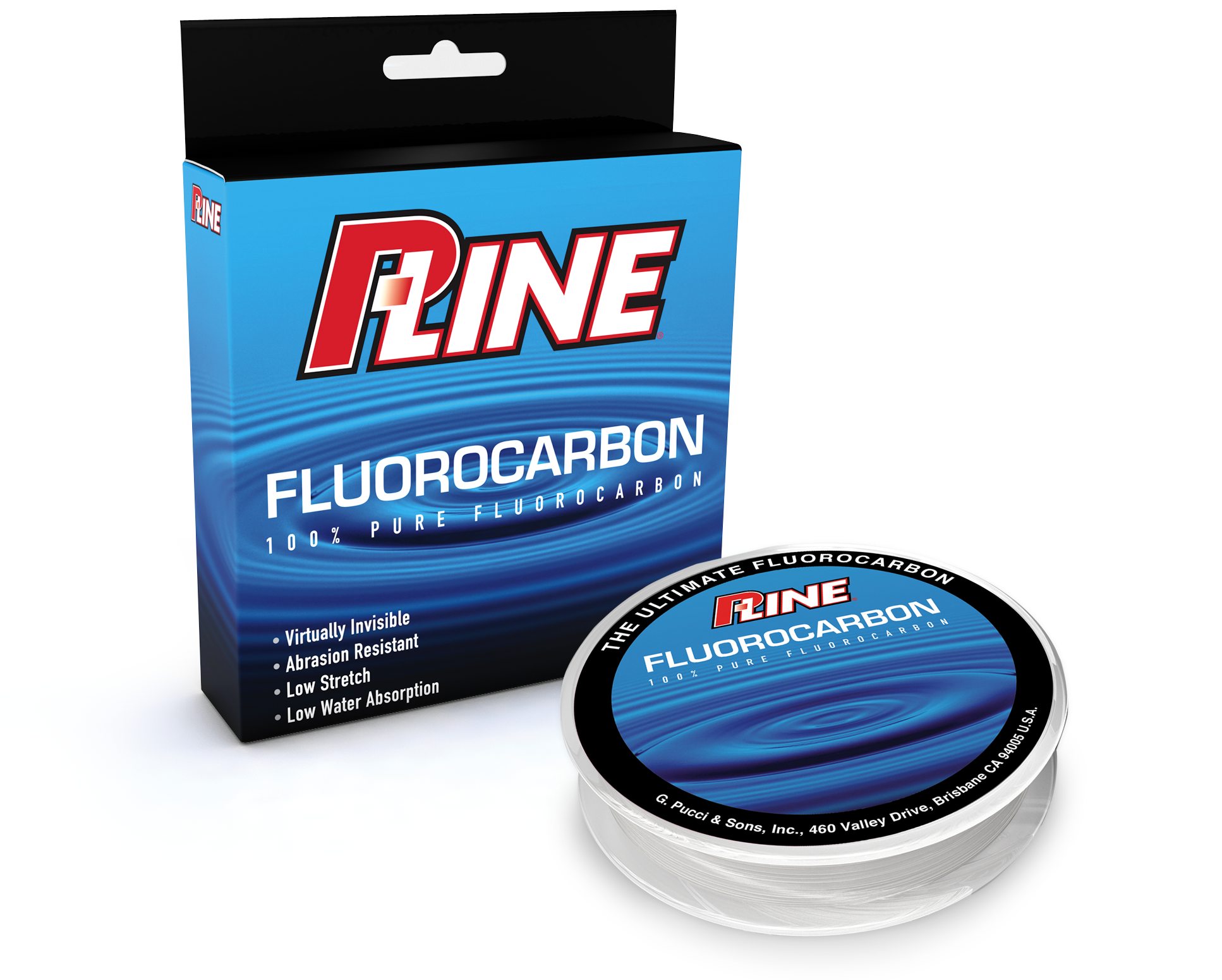 P-Line 100% Pure Fluorocarbon Fishing Line 2 LB 250 YDS