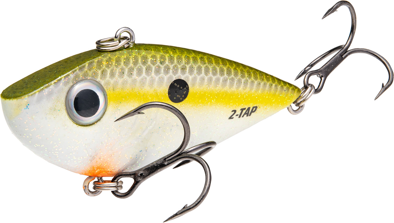 Strike King Red Eyed Shad Tungsten 2 Tap Lipless Crankbait - 2.5 Inch