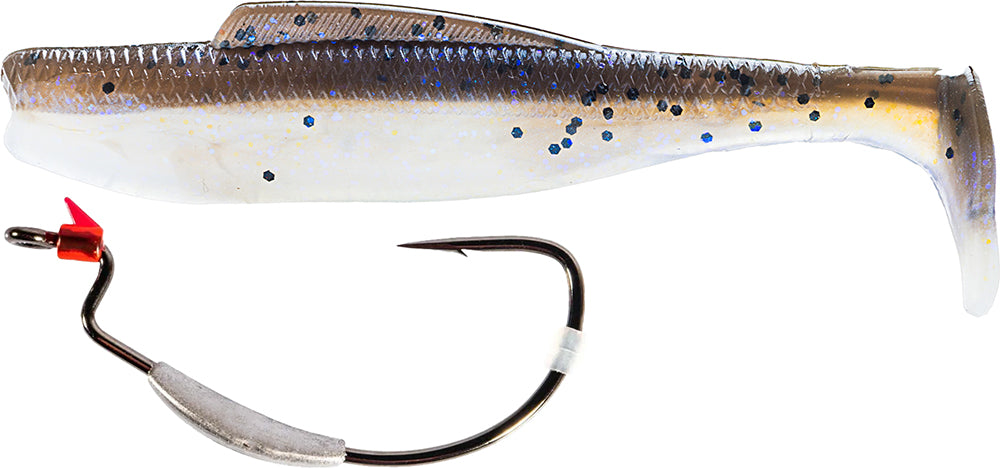 Z-Man 5 Inch DieZel MinnowZ & ZWG Weighted Swimbait Hook Combo