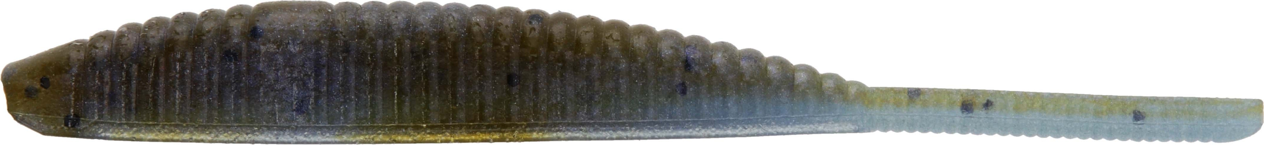 Gary Yamamoto 3.75 Inch Shad Shape Worm Drop Shot Bait - 10 Pack