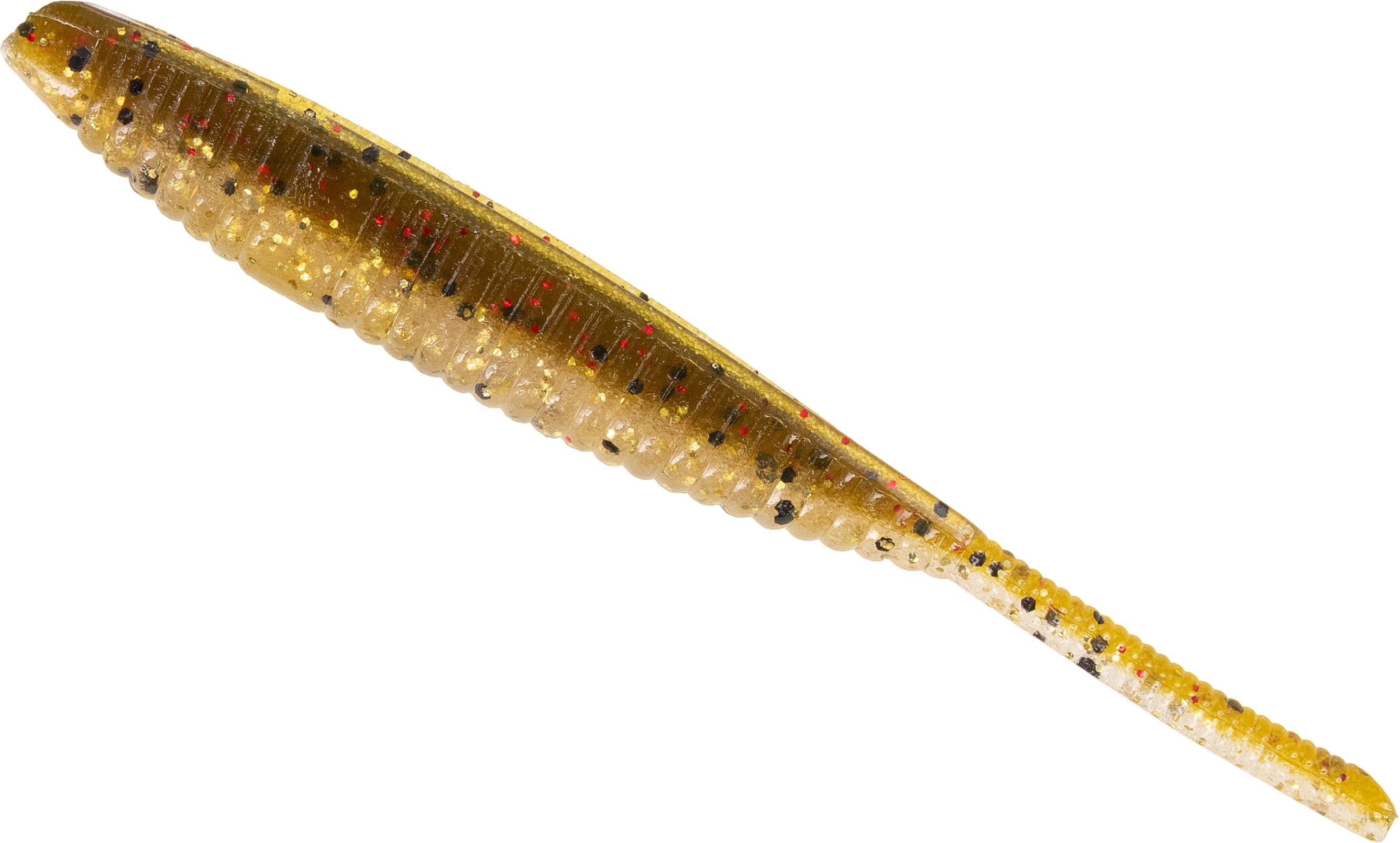 Gary Yamamoto 3.75 Inch Shad Shape Worm Drop Shot Bait - 10 Pack