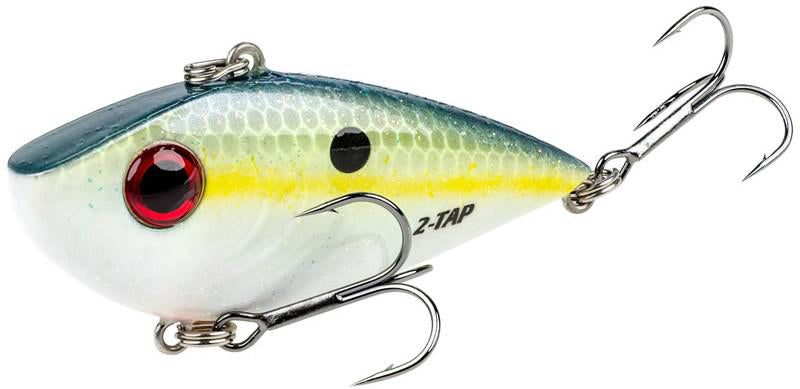 Strike King Red Eyed Shad Tungsten 2 Tap Lipless Crankbait - 2.5 Inch